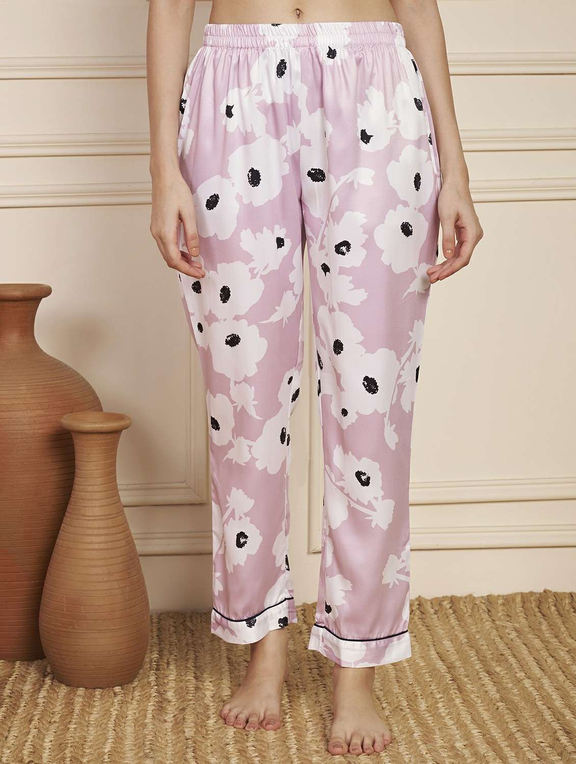 women printed nightwear pyjama set - 22141309 - Standard Image - 6