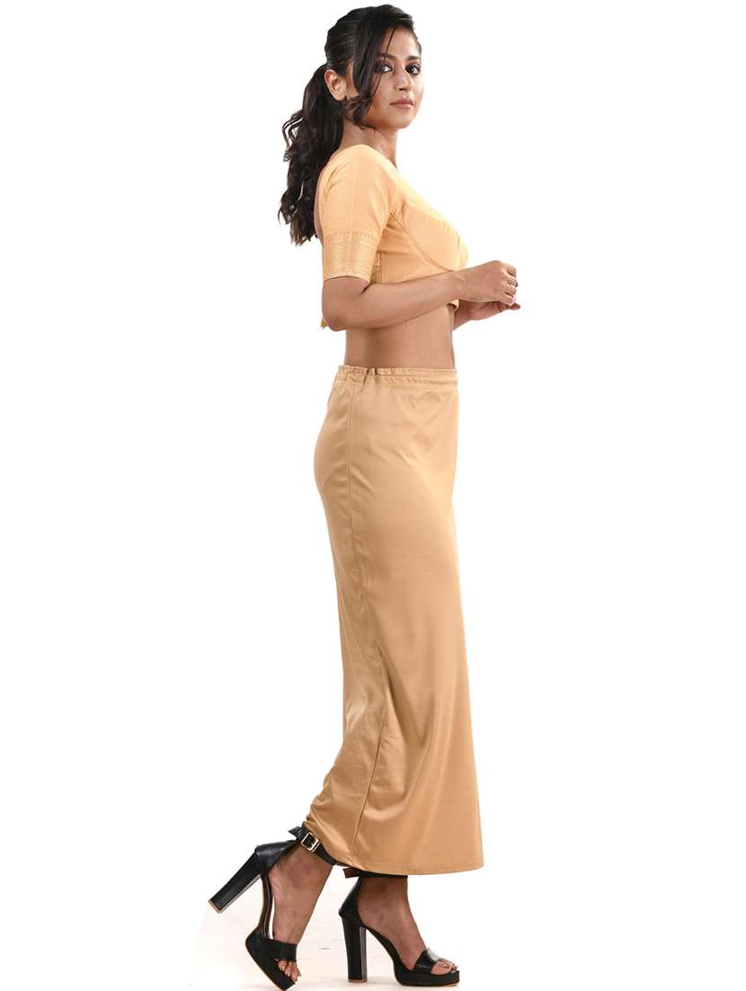 women solid mid rise saree shaper - 22141337 -  Standard Image - 1