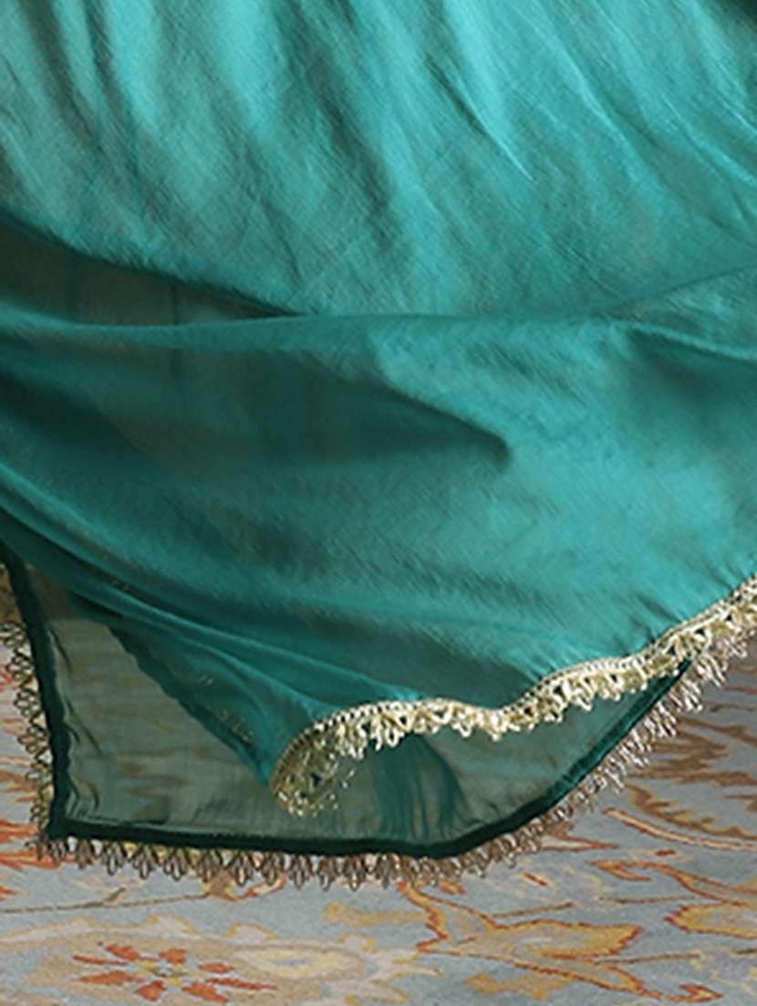 women solid with work sleeveless fusion set - 22141346 -  Standard Image - 6