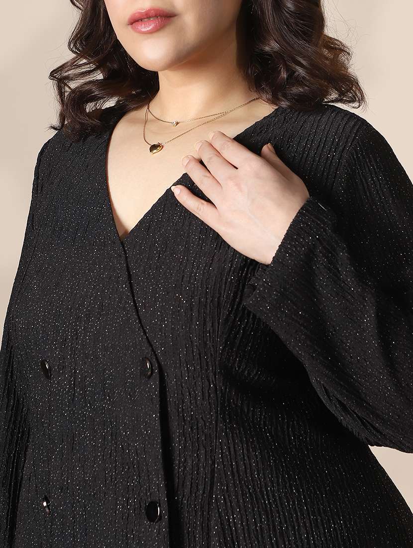 women plus size long sleeve a-line dress - 22141367 -  Standard Image - 4