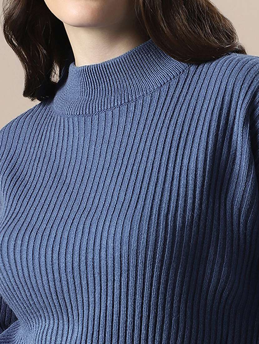 women soldi mock neck long sleeve pullover - 22141397 - Standard Image - 4