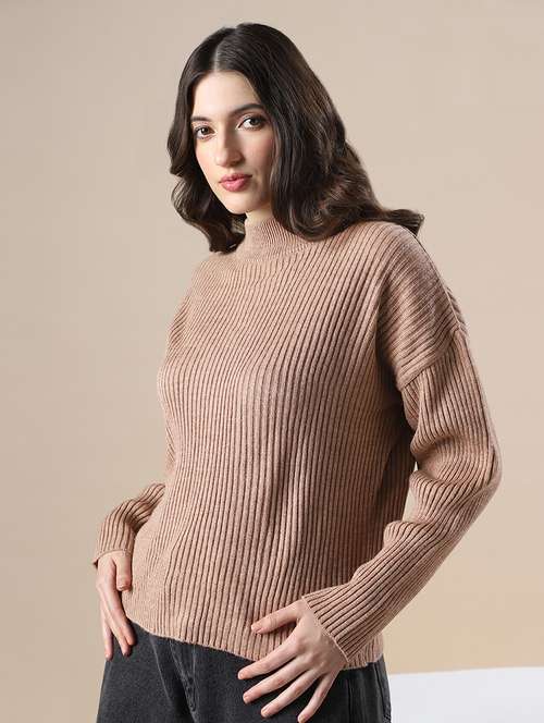 women soldi mock neck long sleeve pullover - 22141398 - Standard Image - 0