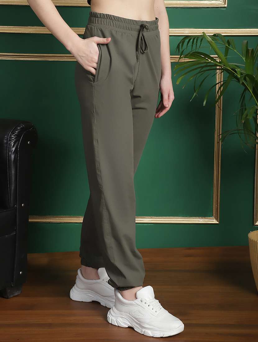 women pack of 2 solid mid rise jogger - 22141495 -  Standard Image - 1