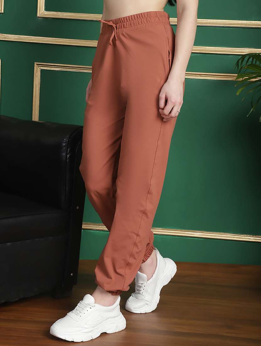 women pack of 2 solid mid rise jogger - 22141498 -  Standard Image - 1