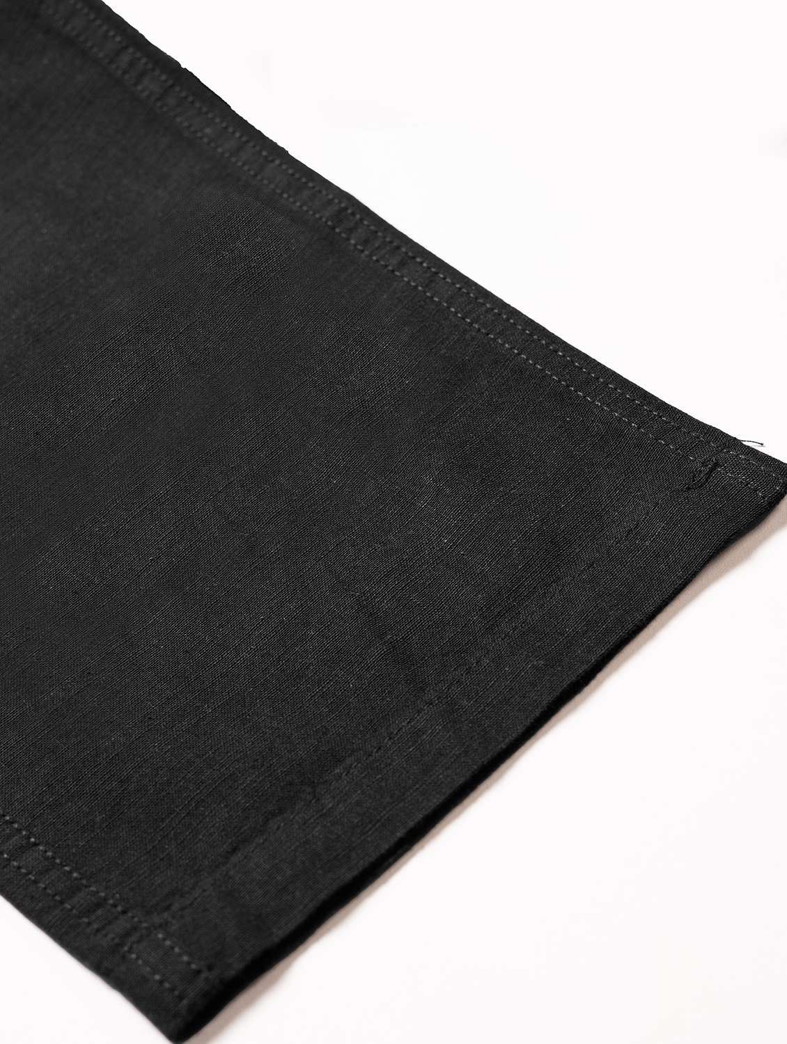 men solid mid rise flat front casual trouser - 22141586 -  Standard Image - 4