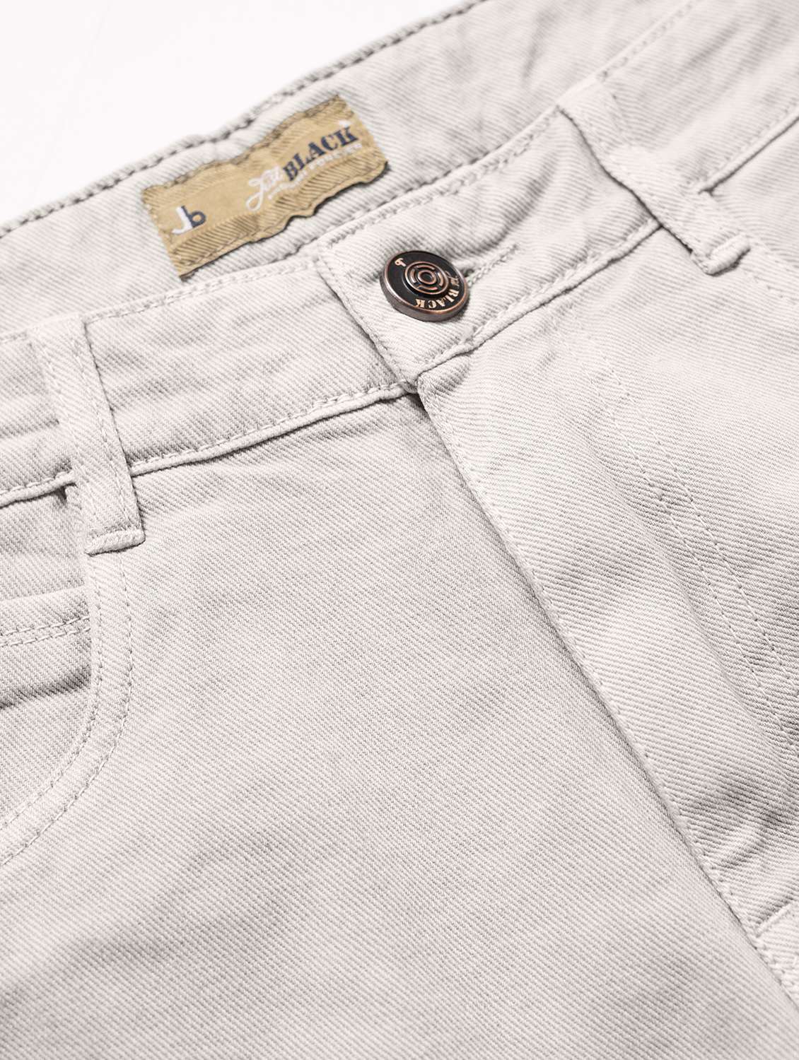 men plain mid rise full length jean - 22141600 - Standard Image - 4