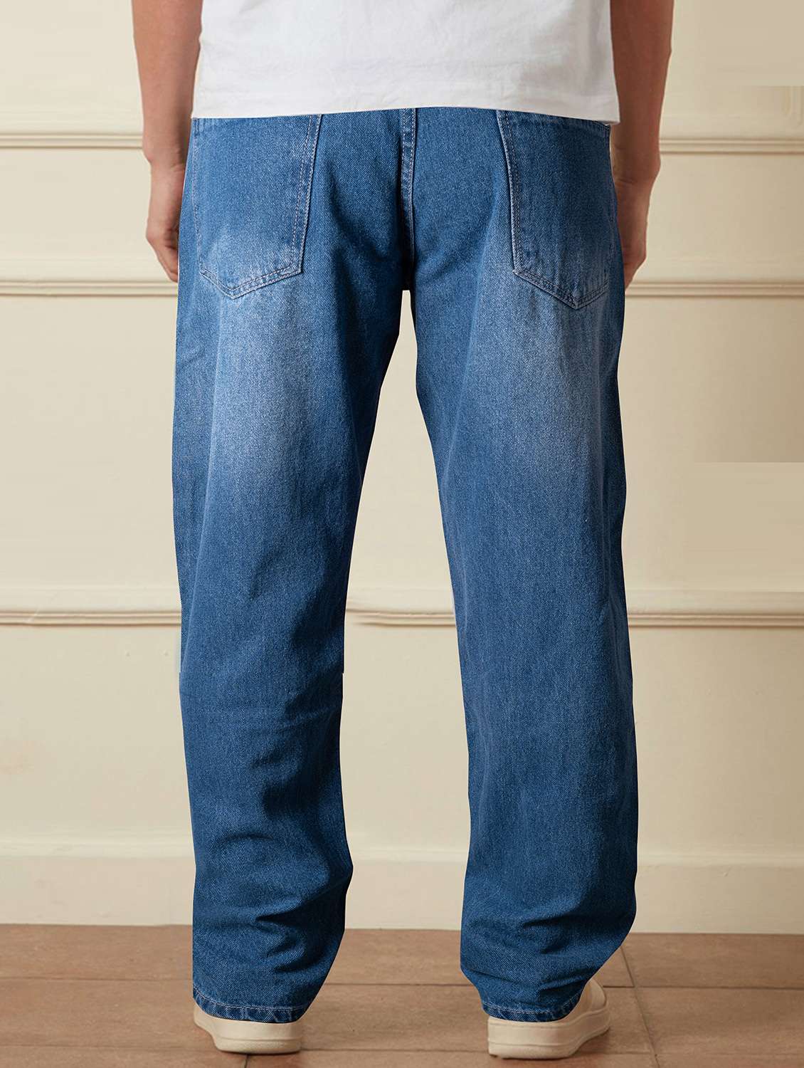 men washed mid rise full length jean - 22141605 -  Standard Image - 1