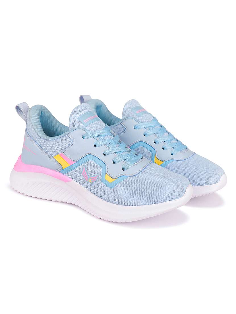 women solid lace-up sports shoe - 22141687 - Standard Image - 1