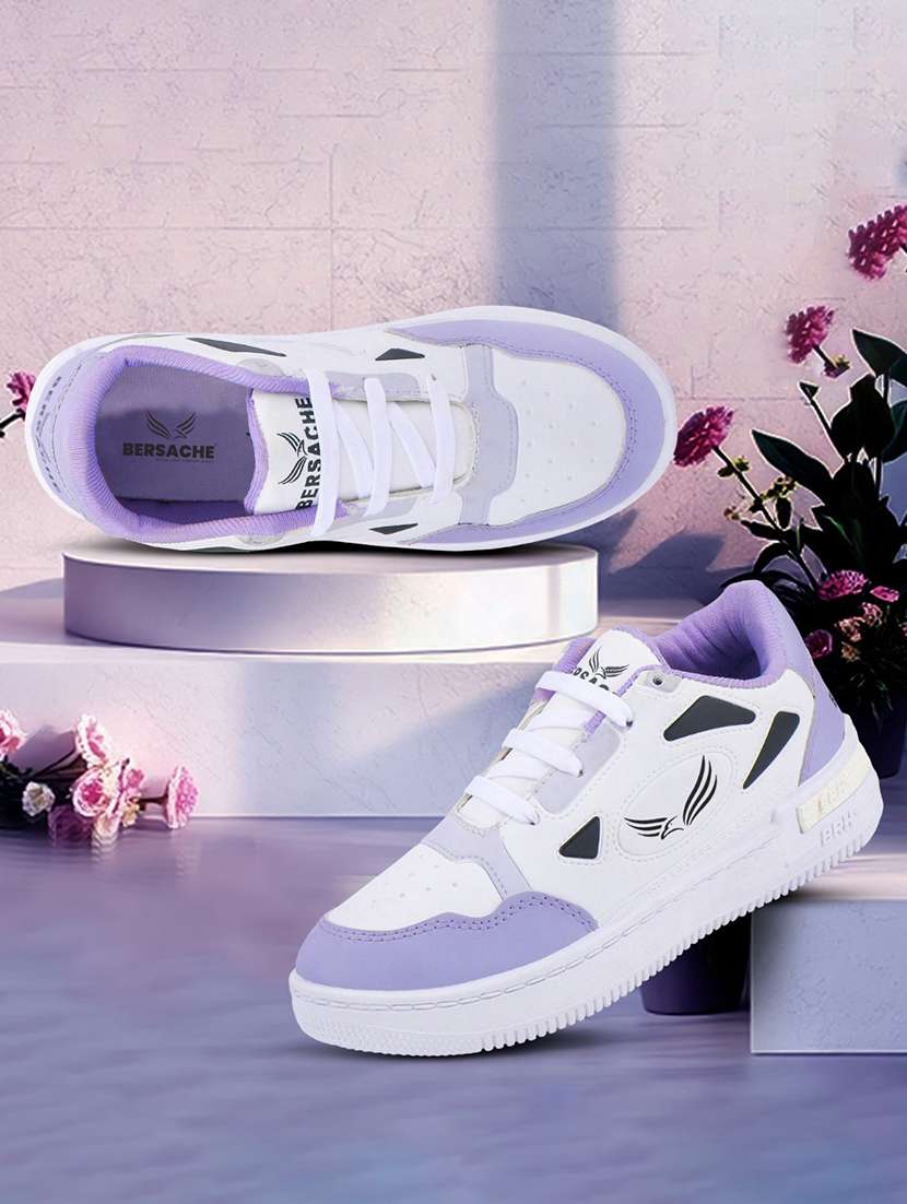 women color block lace-up sneaker