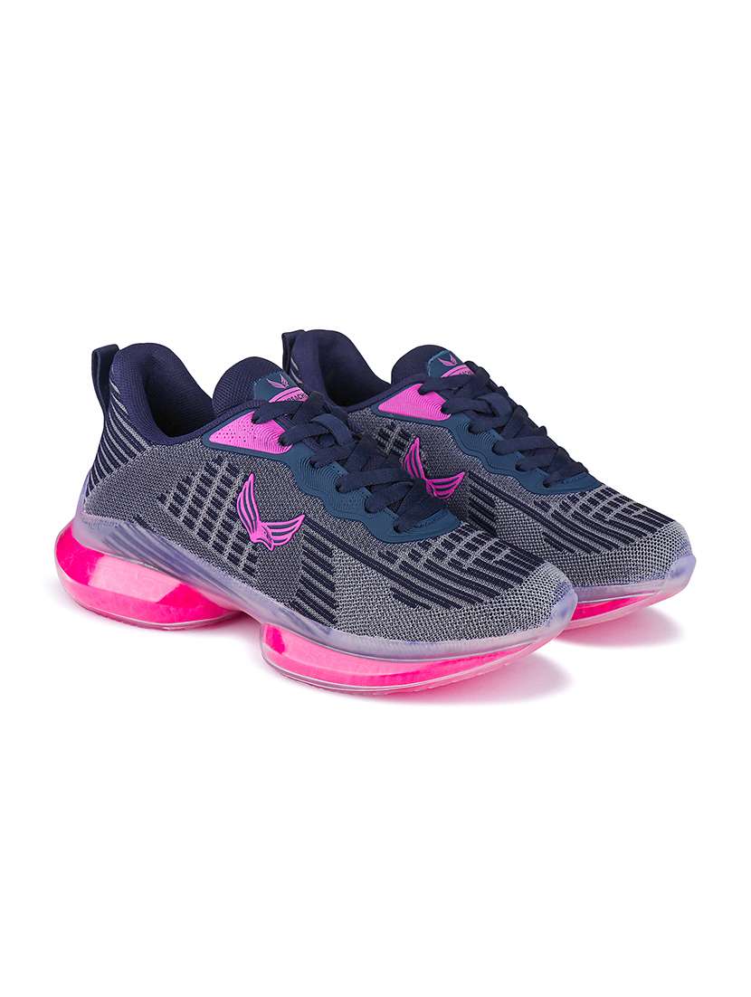 women solid lace-up sports shoe - 22141694 - Standard Image - 1