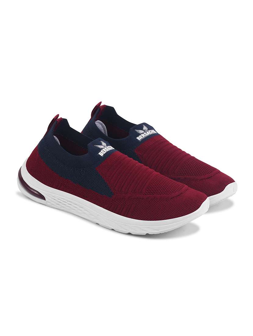 women maroon slip on sports shoe - 22141703 - Standard Image - 1