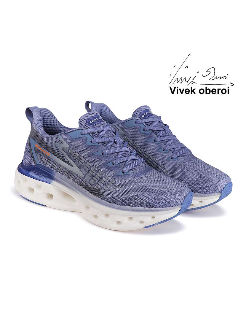 men blue lace up sport shoe - 22141956 - Standard Image - 1