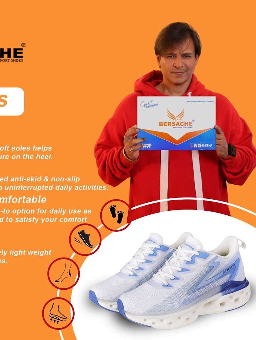 men white lace up sport shoe - 22141957 - Standard Image - 4