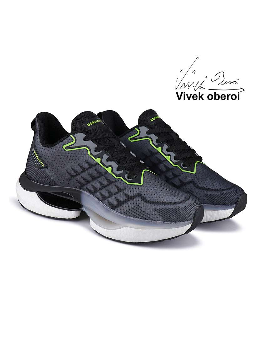 men black lace up sport shoe - 22141960 - Standard Image - 1