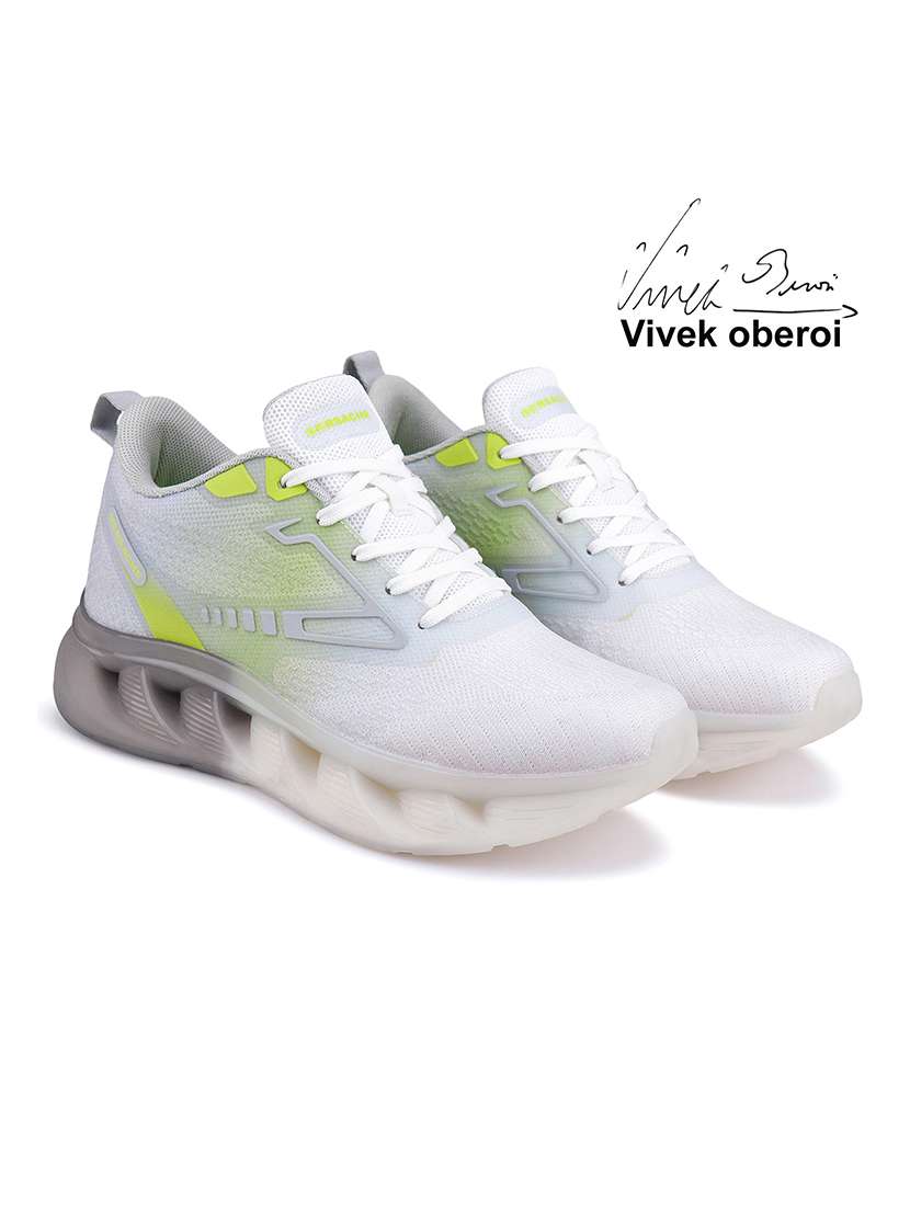 men white lace up sport shoe - 22141964 -  Standard Image - 1
