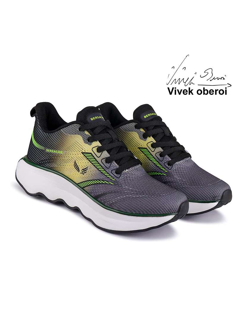 men grey lace up sport shoe - 22141966 - Standard Image - 1