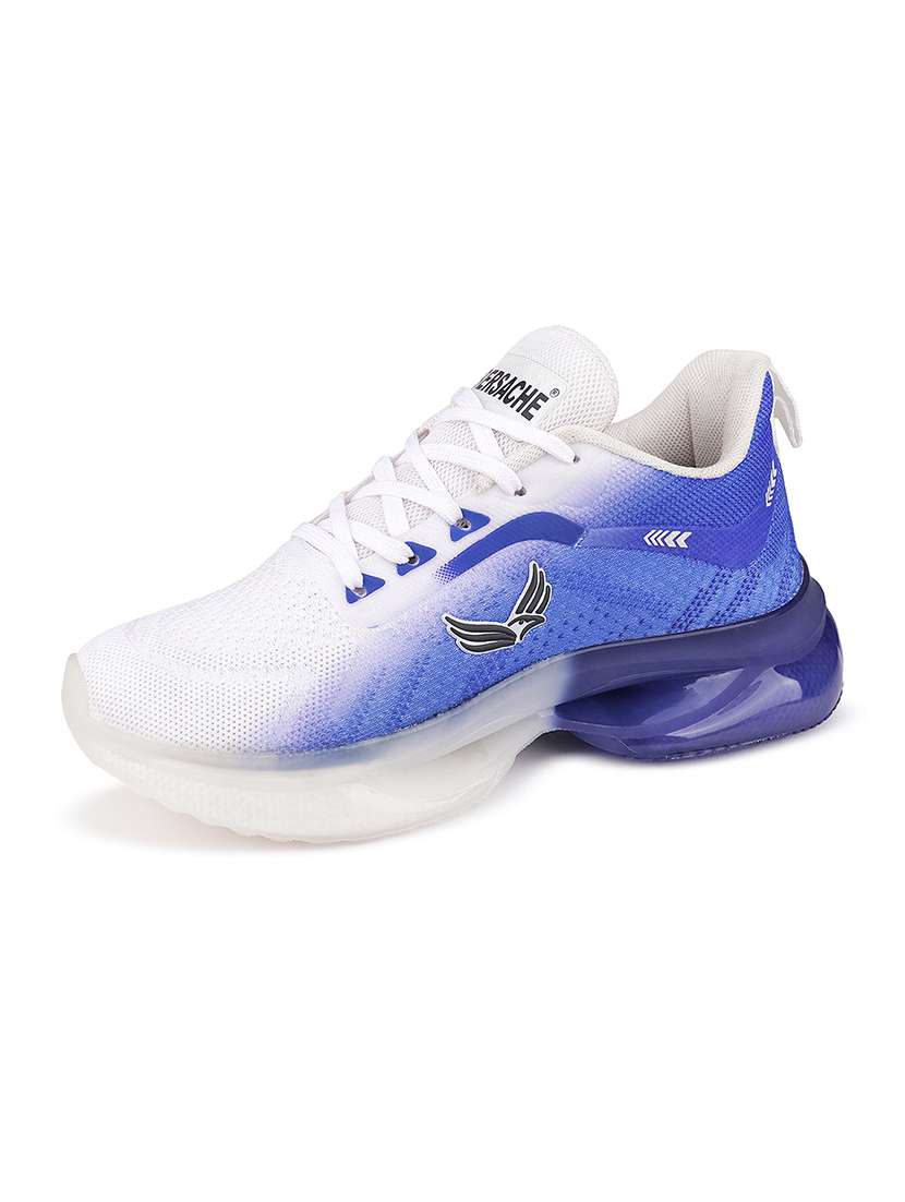 men blue lace up sport shoe - 22141972 - Standard Image - 1