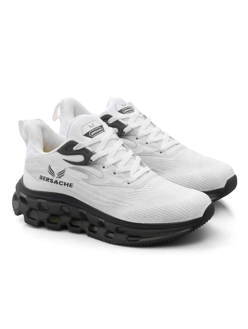 men white lace up sport shoe - 22141979 - Standard Image - 1