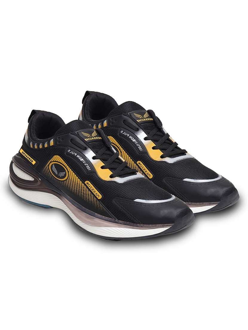 men black lace up sport shoe - 22141981 - Standard Image - 1