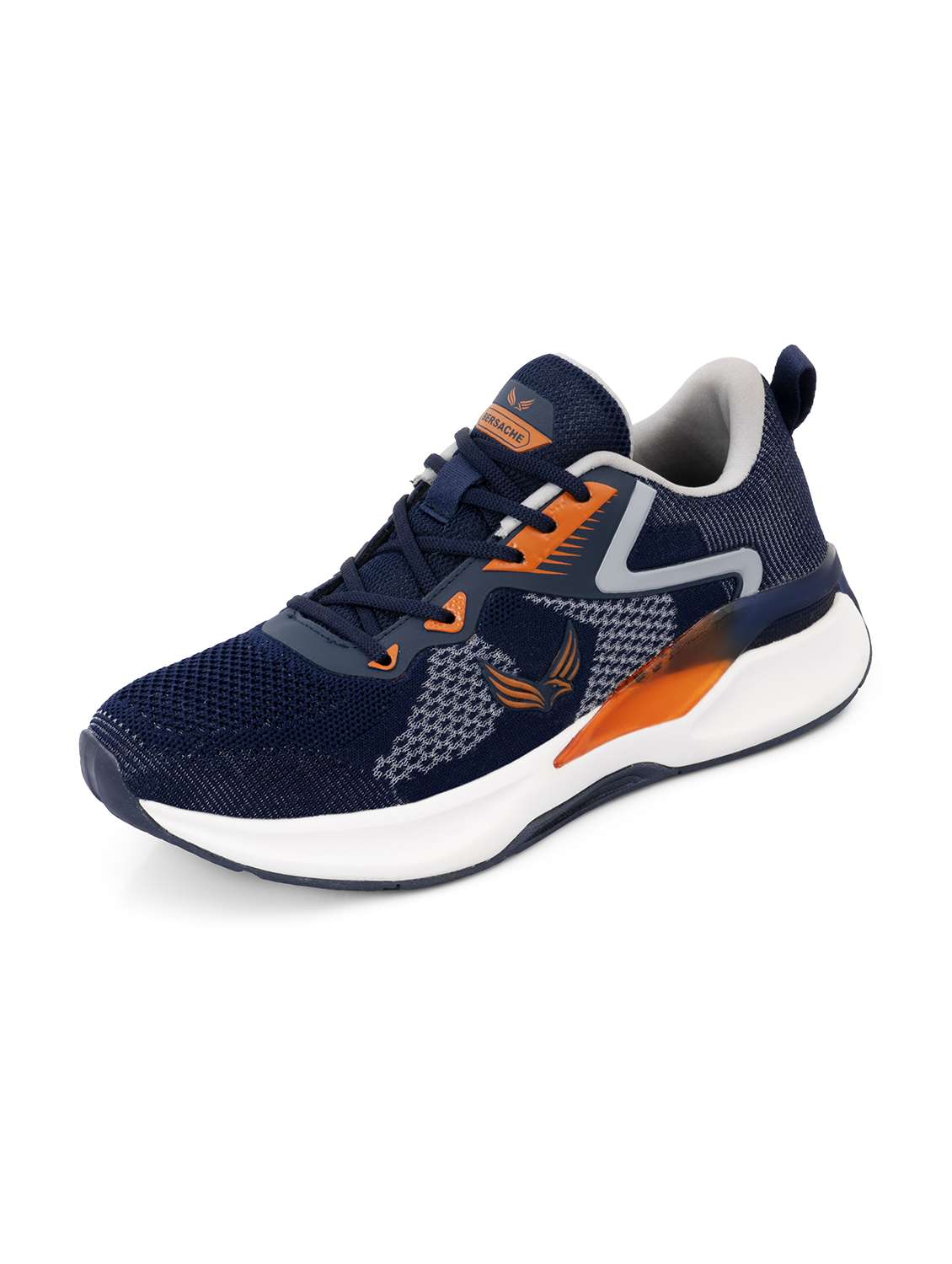 men blue lace up sport shoe