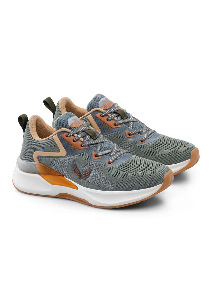 men grey lace up sport shoe - 22141985 - Standard Image - 1