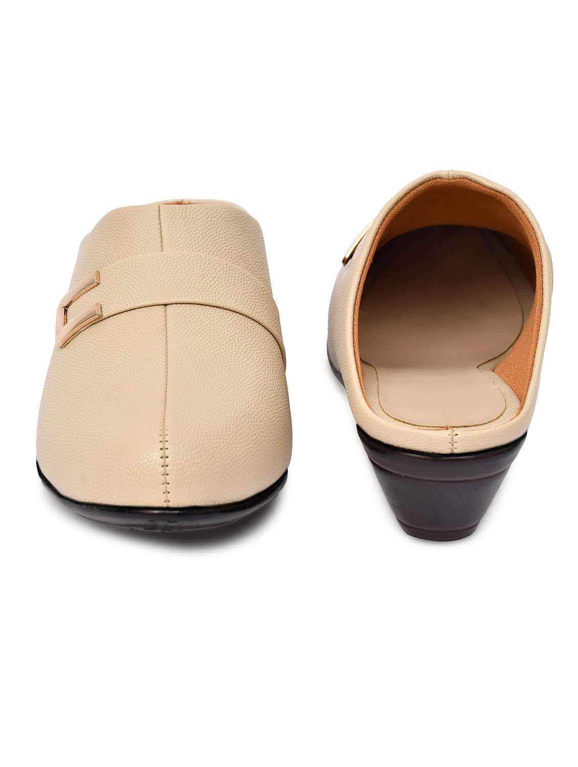 women solid slip on mules - 22141997 - Standard Image - 4