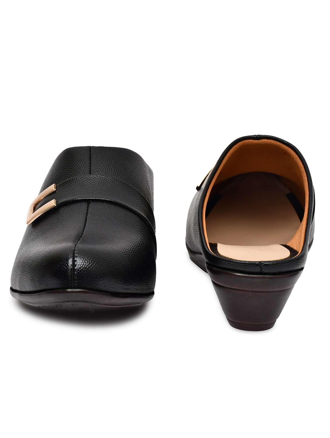women solid slip on mules - 22141998 - Standard Image - 4