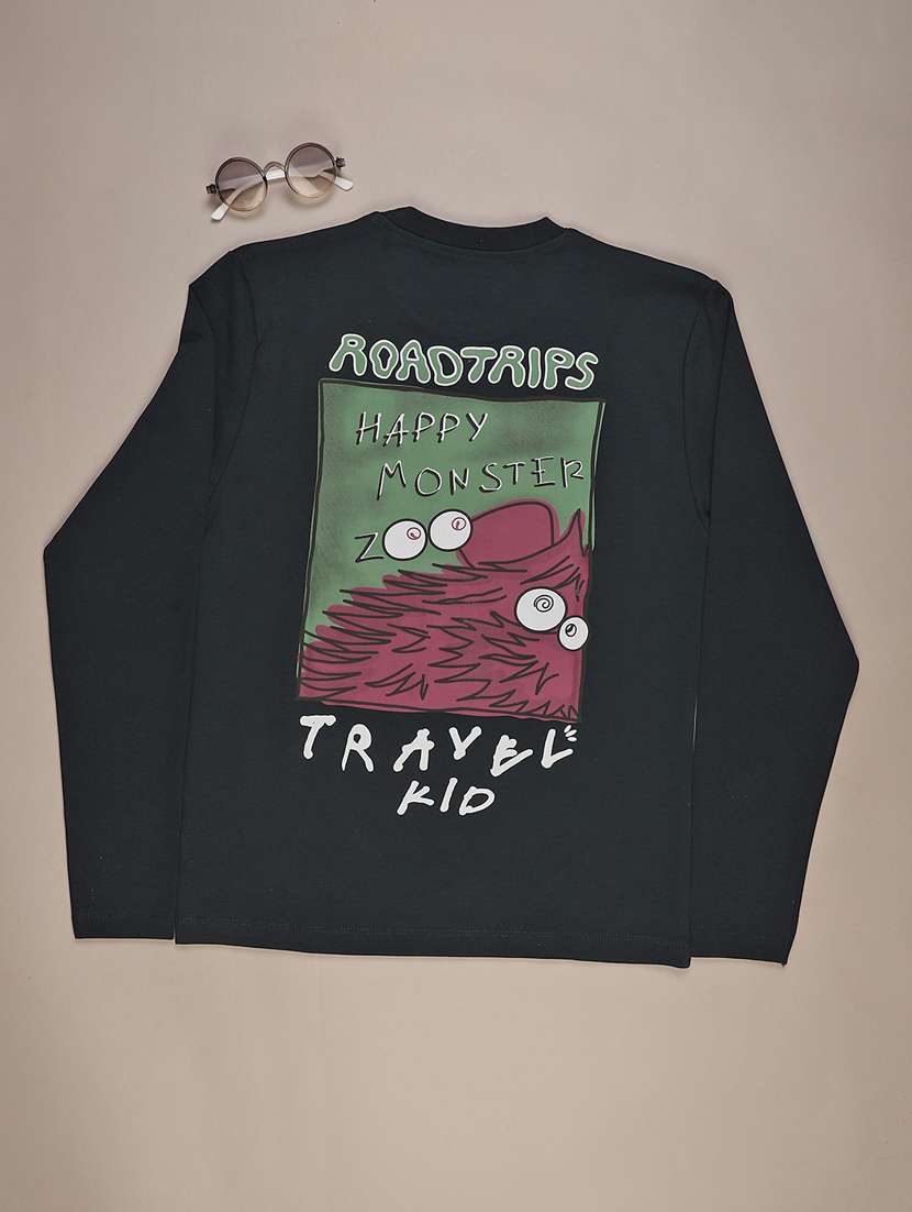 Boys Printed Long Sleeve T-shirt - 22142013 -  Standard Image - 1