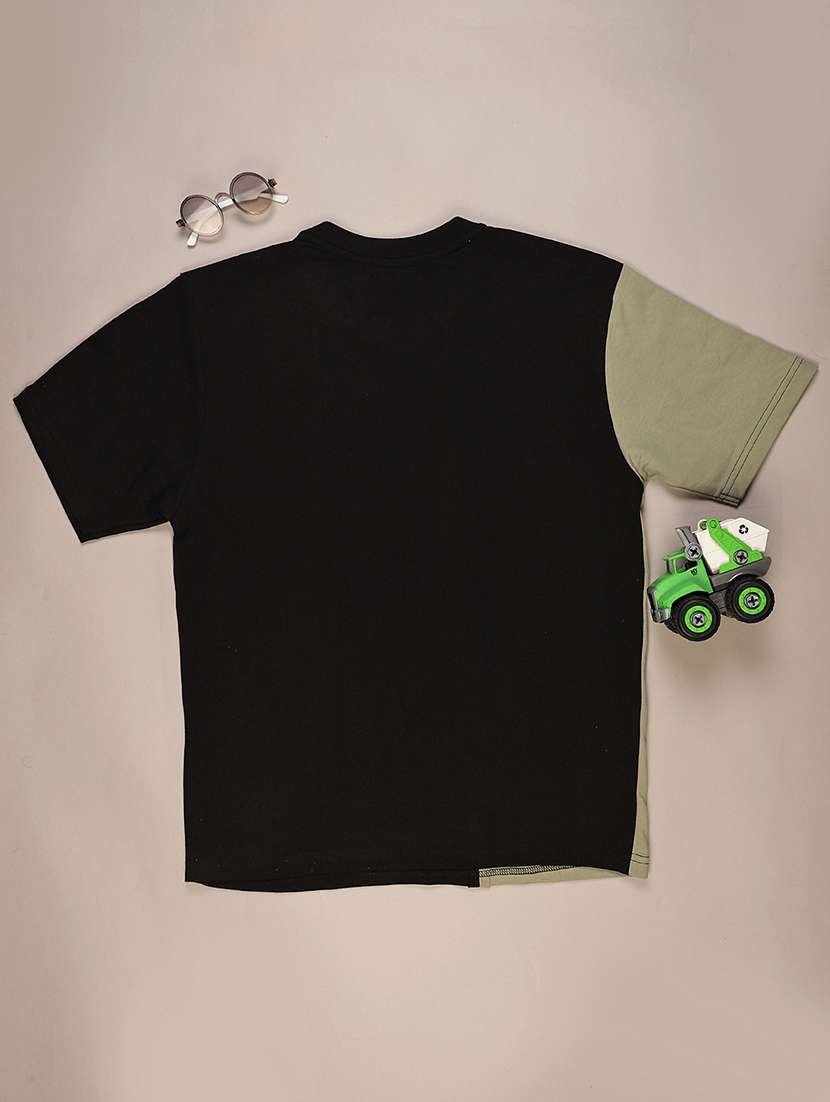 boys color blocked short sleeve t-shirt - 22142020 -  Standard Image - 1