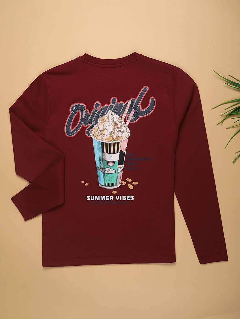 boys printed long sleeve t-shirt - 22142021 -  Standard Image - 1