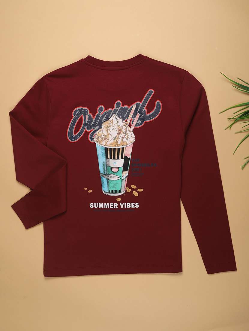 boys printed long sleeve t-shirt - 22142021 -  Standard Image - 1