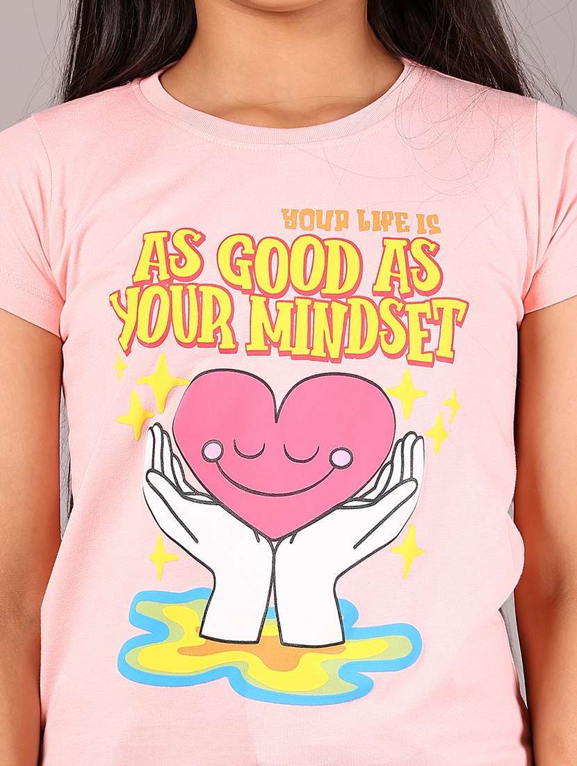 girls printed short sleeve tee - 22142023 -  Standard Image - 4