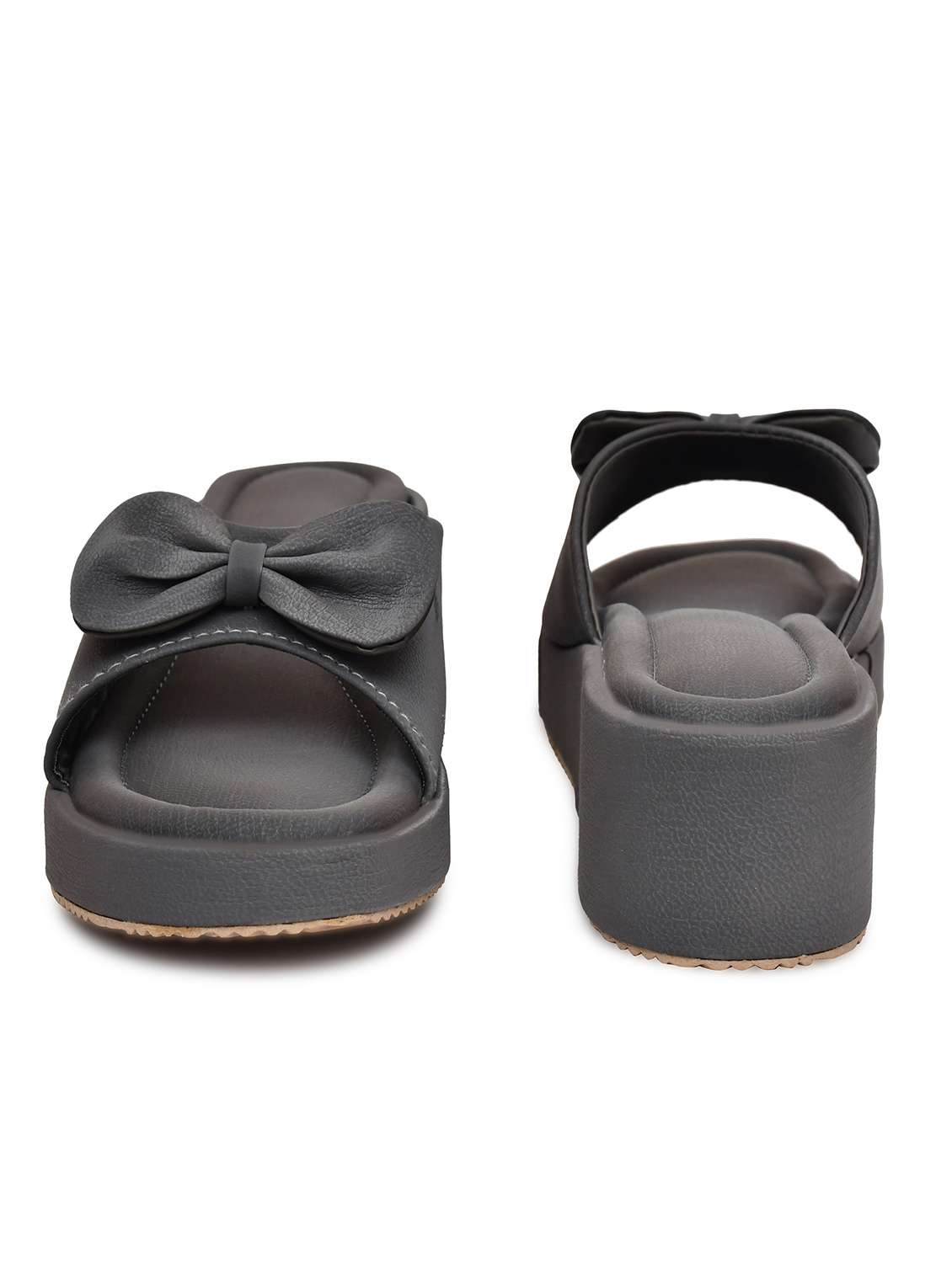 women grey slip on wedge - 22142027 - Standard Image - 4