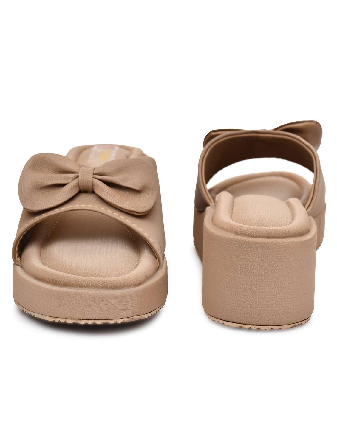 women taupe slip on wedge - 22142029 - Standard Image - 4