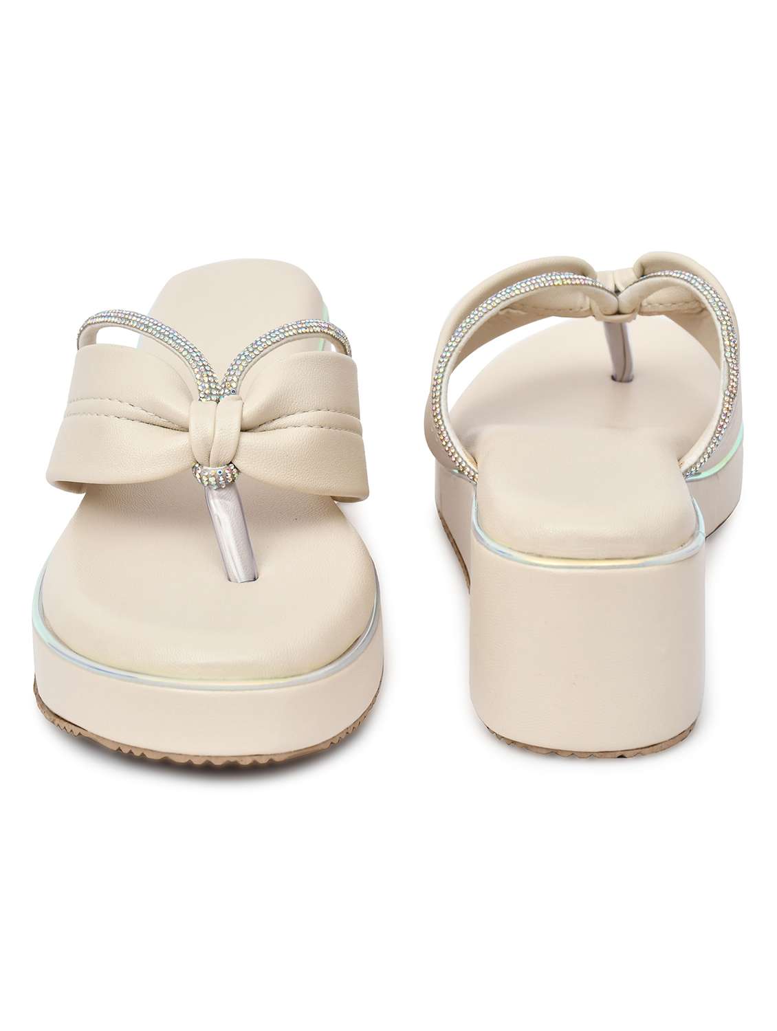 women solid slip on wedge - 22142032 - Standard Image - 4