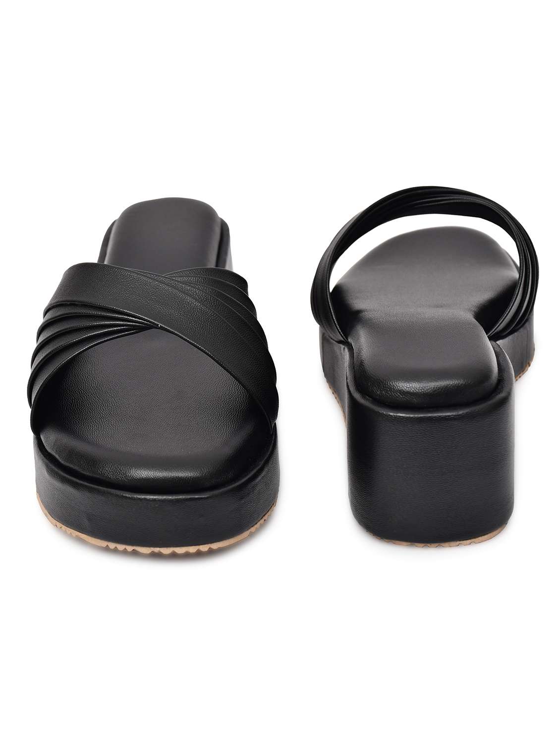women solid slip on wedge - 22142035 - Standard Image - 4