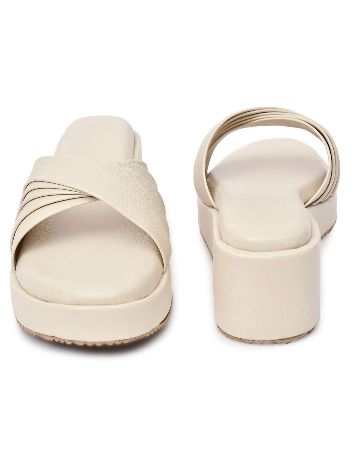 women solid slip on wedge - 22142036 - Standard Image - 4