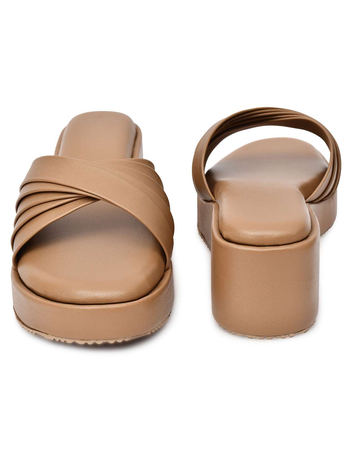 women solid slip on wedge - 22142038 - Standard Image - 4