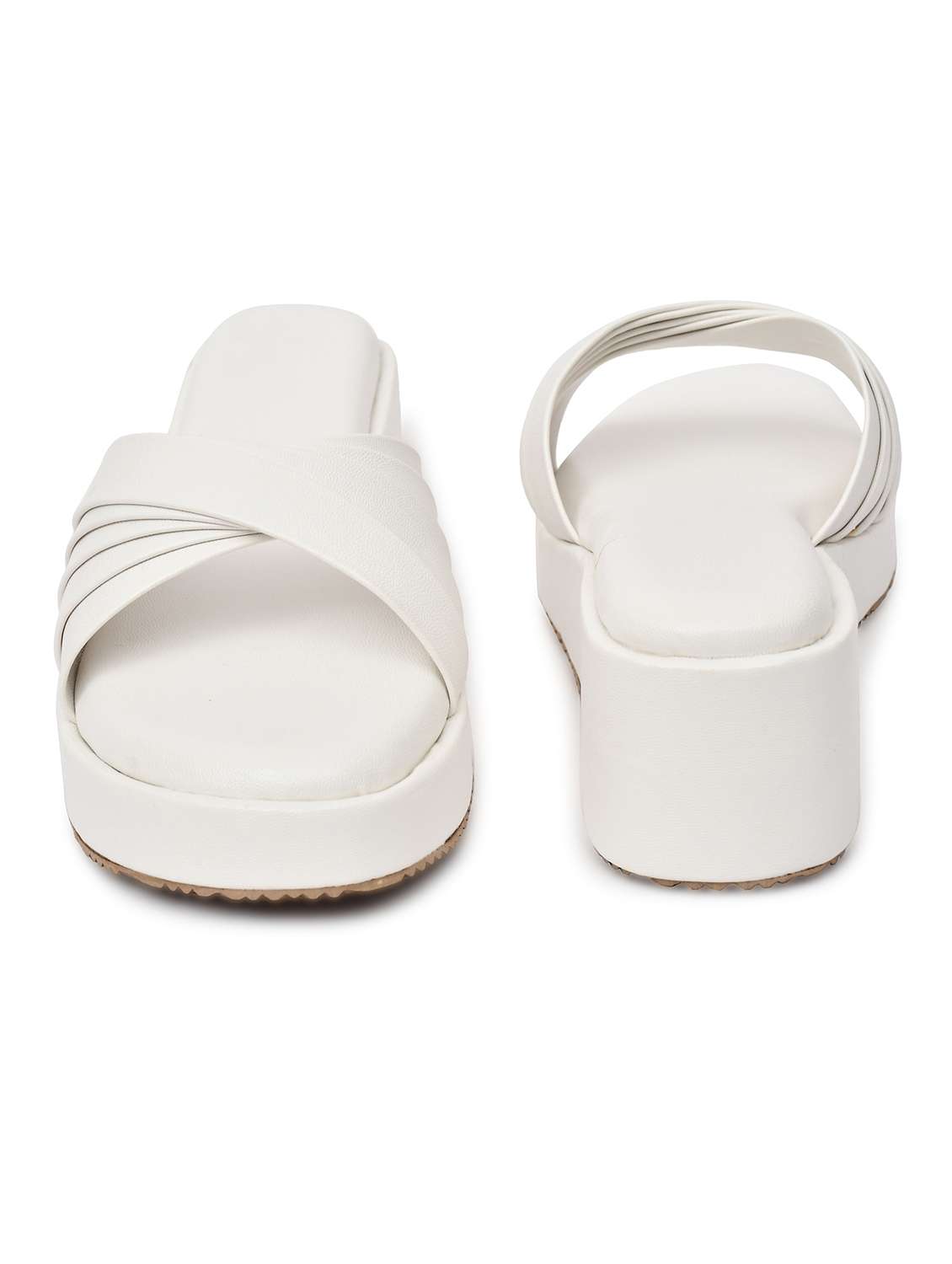women solid slip on wedge - 22142039 - Standard Image - 4