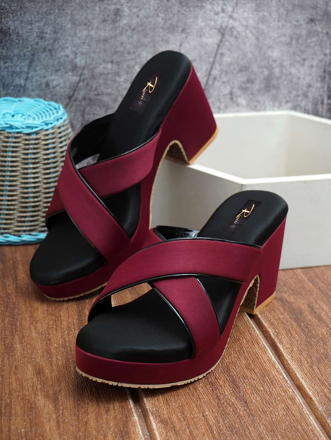 women red slip on sandal - 22142045 - Zoom Image - 0