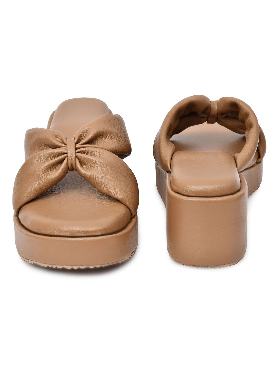 women solid slip on wedge - 22142046 - Standard Image - 4