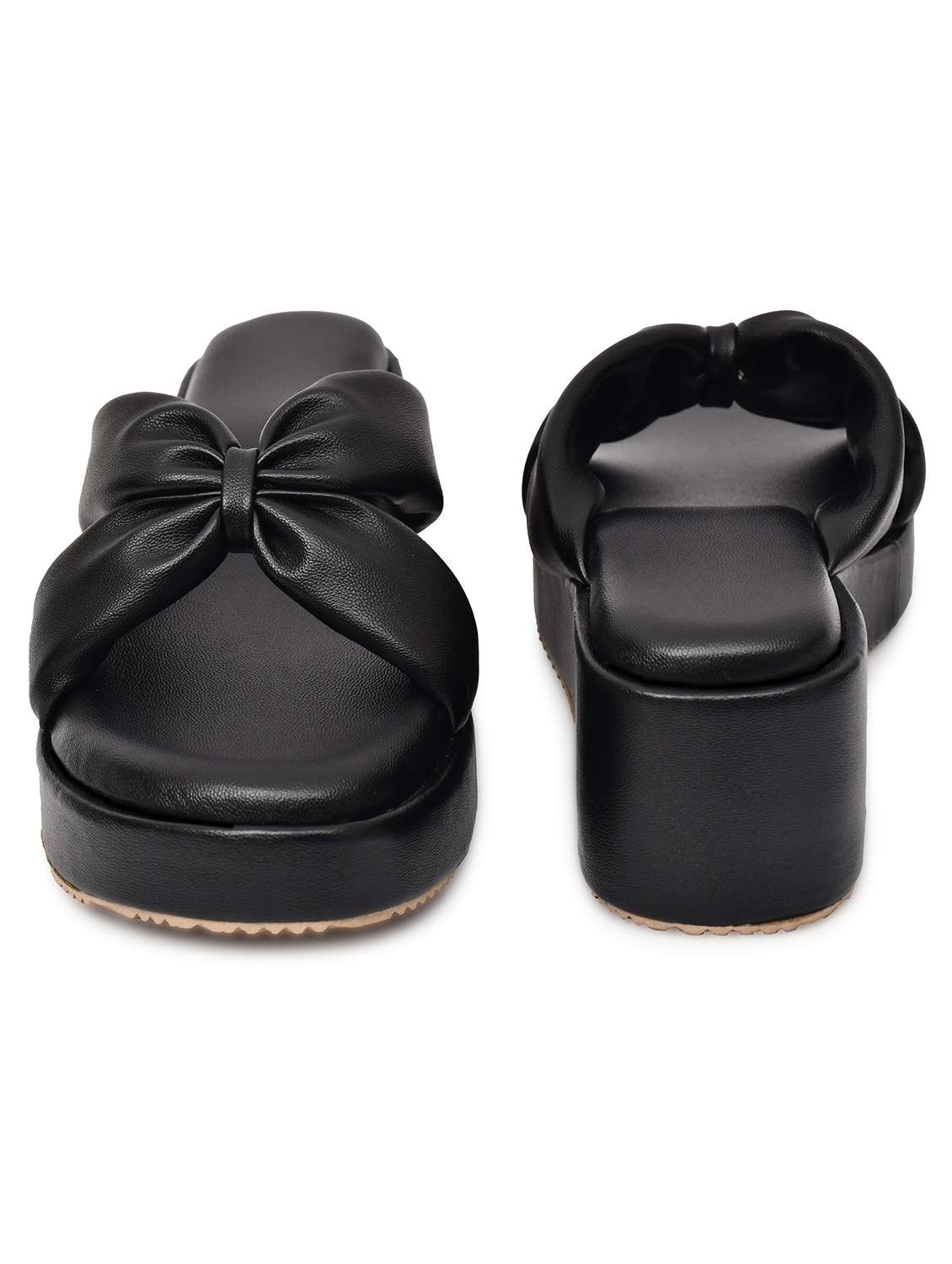 women black slip on wedge - 22142049 - Standard Image - 4