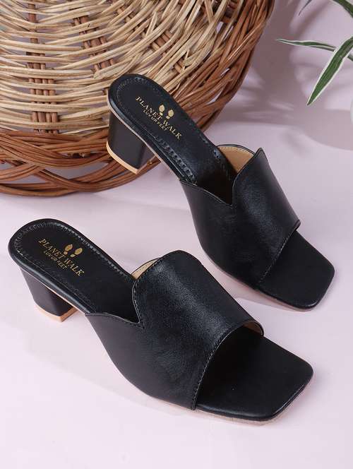 women slip on block heel sandal - 22142051 - Standard Image - 0