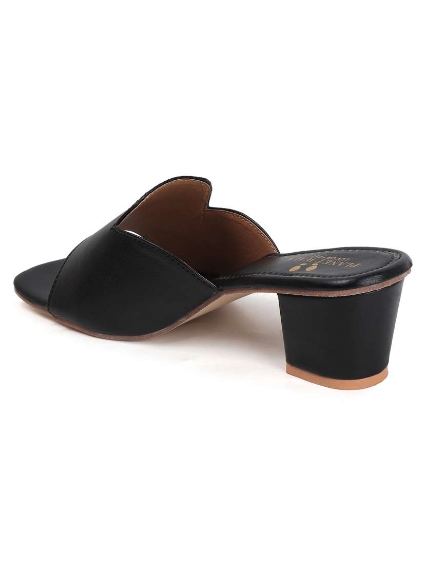 women slip on block heel sandal - 22142051 - Standard Image - 4
