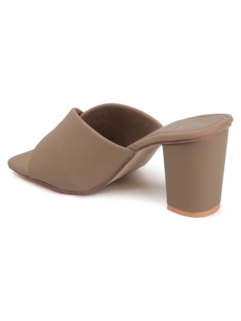 women slip on block heel sandal - 22142056 - Standard Image - 4