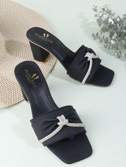 women slip on block heel sandal - 22142060 -  Standard Image - 0
