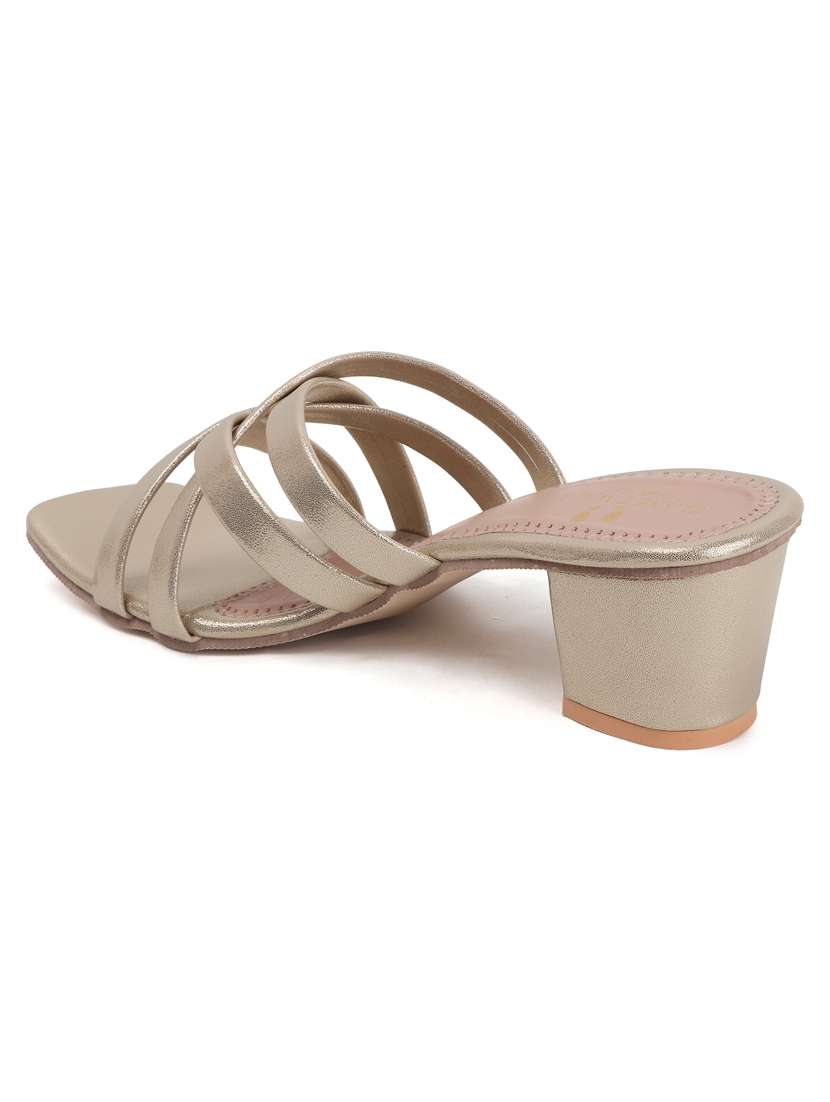 women slip on block heel sandal - 22142061 - Standard Image - 4