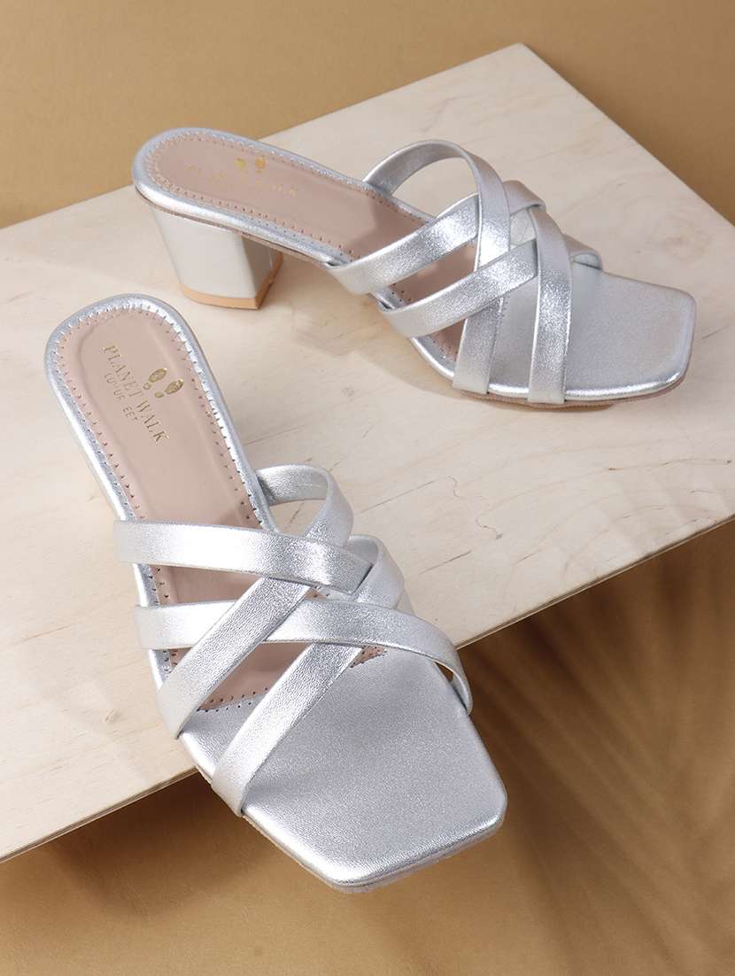 women slip on block heel sandal - 22142063 -  Zoom Image - 0