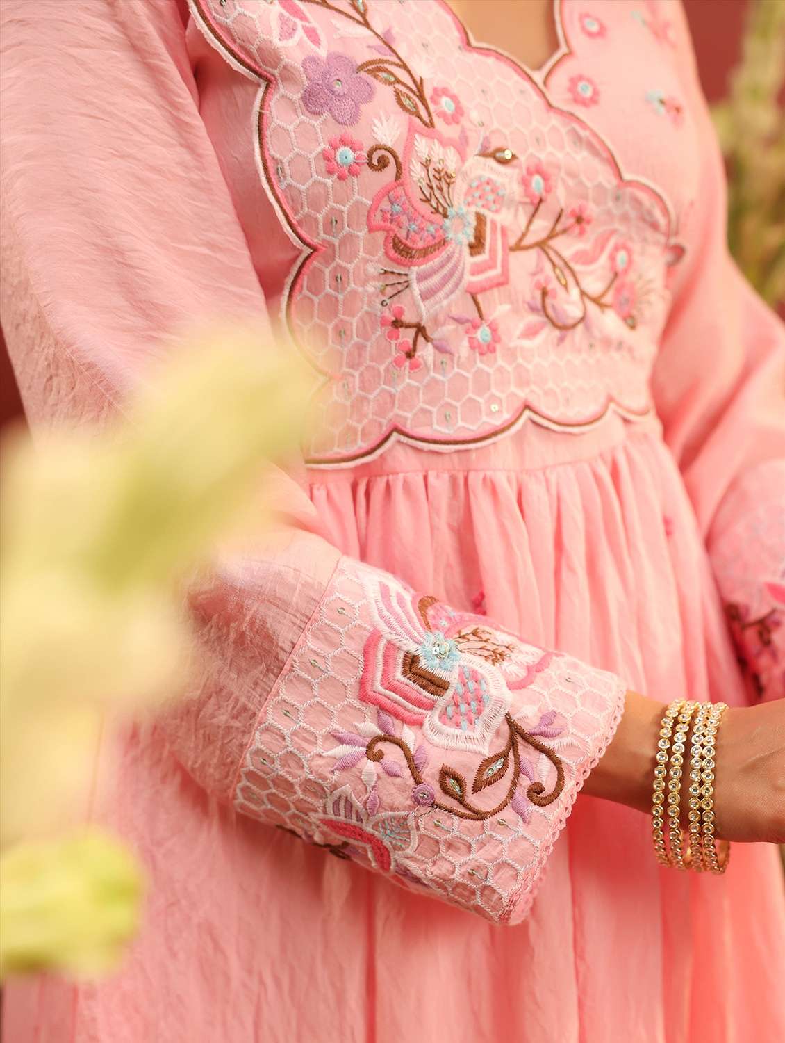 women embroidered long sleeve kurta pant with dupatta set - 22142310 -  Standard Image - 6