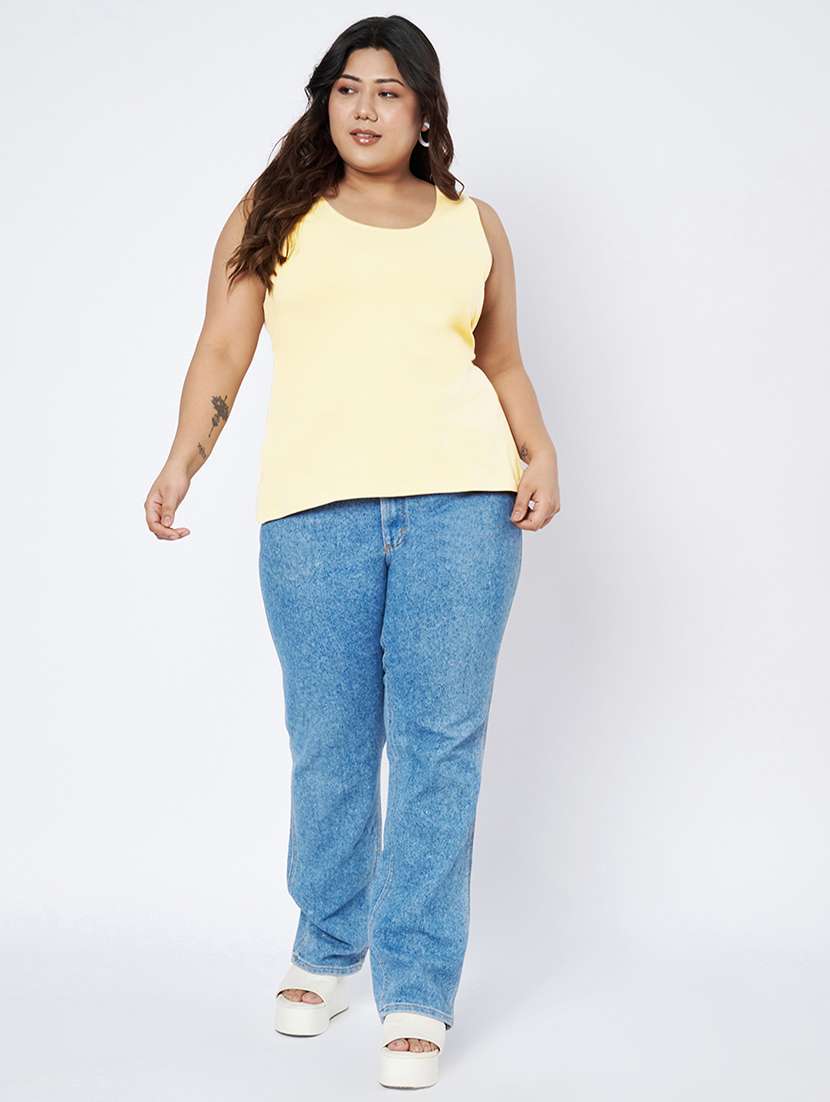 women plus size solid sleeveless camisole - 22142340 - Standard Image - 4